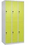 C+P Doppelstock-Spind Classic PLUS, 3 Abteile, 1850x900x500mm, 7035/0024...