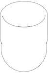 hansgrohe Becher Axor Logo einzeln, Kunststoff (40935000)