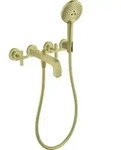 hansgrohe Fertigmontageset Axor Citterio UP-3-Loch-Wannenarm, m KrG, brush. br
