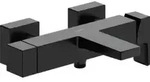 Duravit Wannen-Einhebelmischer Manhattan AP, Wandmontage, schwarz matt