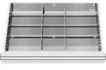STIER Schubladeneinteilung Metalleinteilung BLH 150/175 mm Innenma&szlig; 600x450 mm...