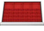 STIER Schubladeneinteilung Kleinteilek&auml;sten BLH 50 mm Innenma&szlig; 600x450 mm 32...