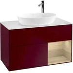 V&B Waschtischunterschrank Finion 100, Abd.-Pl. wh. m, Reg Oa ven, Peo m