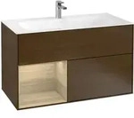 V&B Waschtischunterschrank Wandbeleuchtung Finion 99,6x59,1cm, Reg li Oa ven, wal