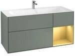 V&B Waschtischunterschrank Finion 119,6x59,1cm, Reg re gol m, Oli. m Lac