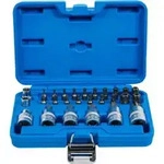 BGS Bit- und Bit-Einsatz-Satz 12,5 mm (1/2 Zoll) T-Profil (f&uuml;r TX) 27 teilig