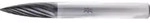 PFERD Tungsten carbide burrs SPG 0618/6 Z3 HC-FEP