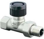 Oventrop Thermostatventil Baureihe A Messing vernickelt, DN 20, Durchgang
