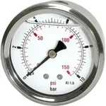 Riegler Glyzerinmano &raquo;pressure line&laquo; G 1/4 hinten 0-600 bar/8500 psi, &Atilde; ̃63