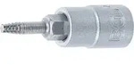 BGS Schraubenausdreher-Bit-Einsatz 7098-T10, Antrieb Innenvierkant 6,3 mm...