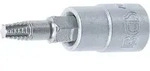 BGS Schraubenausdreher-Bit-Einsatz 7098-T20, Antrieb Innenvierkant 6,3 mm...