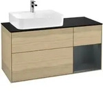 V&B Waschtischunterschrank Finion 120cm, Pl b m, Rg r md bl. m Lac, Oa ven