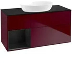 V&B Waschtischunterschrank Finion 120cm, Pl bla m, Reg bla m Lac, Peo m
