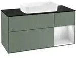 V&B Waschtischunterschrank Finion 120cm, Pl b m, Rg r w m Lac, Oli. m Lac