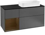 V&B Waschtischunterschrank Finion 120cm, Pl b m, Rg li wal ven, Anthrac. m