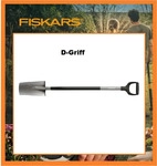 Fiskars Spaten grau klein Ergonomic, 4 St&uuml;ck