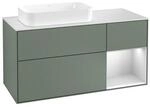 V&B Waschtischunterschrank Finion 120cm, Pl w m, Rg r w m Lac, Oli. m Lac ; Villeroy