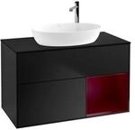 V&B Waschtischunterschrank Finion 100, Pl bla m, Reg Peo m Lac, bla m Lac ;...