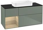 V&B Waschtischunterschrank Finion 120x60 cm, Reg li Oa ven, Oli. m Lacquer ;...