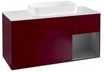 V&B Waschtischunterschrank Finion 120cm, Pl w m, Reg re Anthrac. m, Peo m ;...