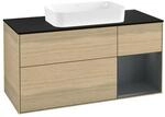 V&B Waschtischunterschrank Finion 120cm, Pl b m, Rg r md bl. m Lac, Oa ven ;...