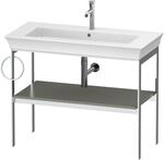 Duravit Waschtisch-Konsole White Tulip 98,4x45cm, Me, bo, HTH l, st-g s-matt
