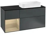 V&B Waschtischunterschrank Finion 120cm, Pl b m, Rg l Oa ven, md bl. m Lac