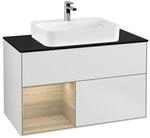V&B Waschtischunterschrank Finion 100, Pl bla m, Reg li Oa ven, wh. m Lac ;...