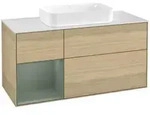 V&B Waschtischunterschrank Finion 120cm, Pl w m, Reg li Oli. m Lac, Oa ven