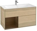 V&B Waschtischunterschrank Wandbeleuchtung Finion 99,6x59,1cm, Reg li wal ven,...