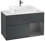 V&B Waschtischunterschrank Finion 100, Pl w m, Rg r A m, md bl. m Lac ;...