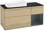 V&B Waschtischunterschrank Finion 120x60 cm, Reg re md bl. m Lac, Oa ven