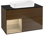 V&B Waschtischunterschrank Finion 100x60,3 cm, Reg li Oa ven, wal veneer ; Villeroy &
