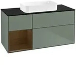 V&B Waschtischunterschrank Finion 120x60 cm, Reg li wal ven, Oli. m Lac