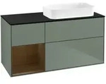 V&B Waschtischunterschrank Finion 120x60 cm, Reg li wal ven, Oli. m Lac