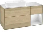V&B Waschtischunterschrank Finion 120cm, Pl w m, Reg re wh. m Lac, Oa ven