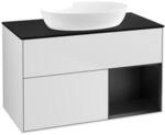V&B Waschtischunterschrank Finion 100, Pl bla m, Reg bla m Lac, wh. m Lac ;...