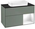 V&B Waschtischunterschrank Finion 100x60,3 cm, Rg r g wh. Lac, Oli. m Lac ;...