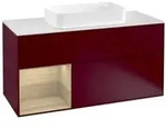 V&B Waschtischunterschrank Finion 120cm, Pl wh. m, Reg li Oa ven, Peo m