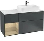 V&B Waschtischunterschrank Finion 120cm, Pl w m, Rg l Oa ven, md bl. m Lac