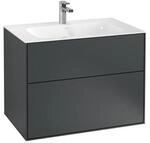 V&B Waschtischunterschrank Finion 79,6x59,1x49,8cm, md Blue Matt Lacquer ; Villeroy &