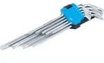 BGS Winkelschl&uuml;ssel-Satz extra lang T-Profil (f&uuml;r TX) T10 - T50 9-tlg.