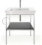 Duravit Waschtisch-Konsole White Tulip 68,4x45cm, Me, bo, HTH li, graph hgl