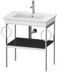 Duravit Waschtisch-Konsole White Tulip 68,4x45cm, gra m, Me, 2 HTH, bodensteh.