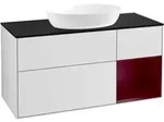 V&B Waschtischunterschrank Finion 120cm, Pl b m, Reg Peo m Lac, wh. m Lac