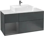 V&B Waschtischunterschrank Finion 120cm, Pl w m, Rg l A m, md bl. m Lac