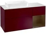 V&B Waschtischunterschrank Finion 120cm, Pl wh. m, Reg re wal ven, Peo m