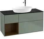 V&B Waschtischunterschrank Finion 120cm, Pl bla m, Reg wal ven, Oli. m Lac