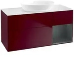 V&B Waschtischunterschrank Finion 120cm, Pl wh. m, Reg md m Lac, Peo m