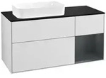 V&B Waschtischunterschrank Finion 120cm, Pl b m, Rg r md b m La, wh. m Lac